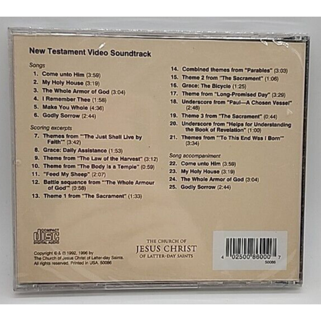 New Testament Video Soundtrack CD *Brand New*