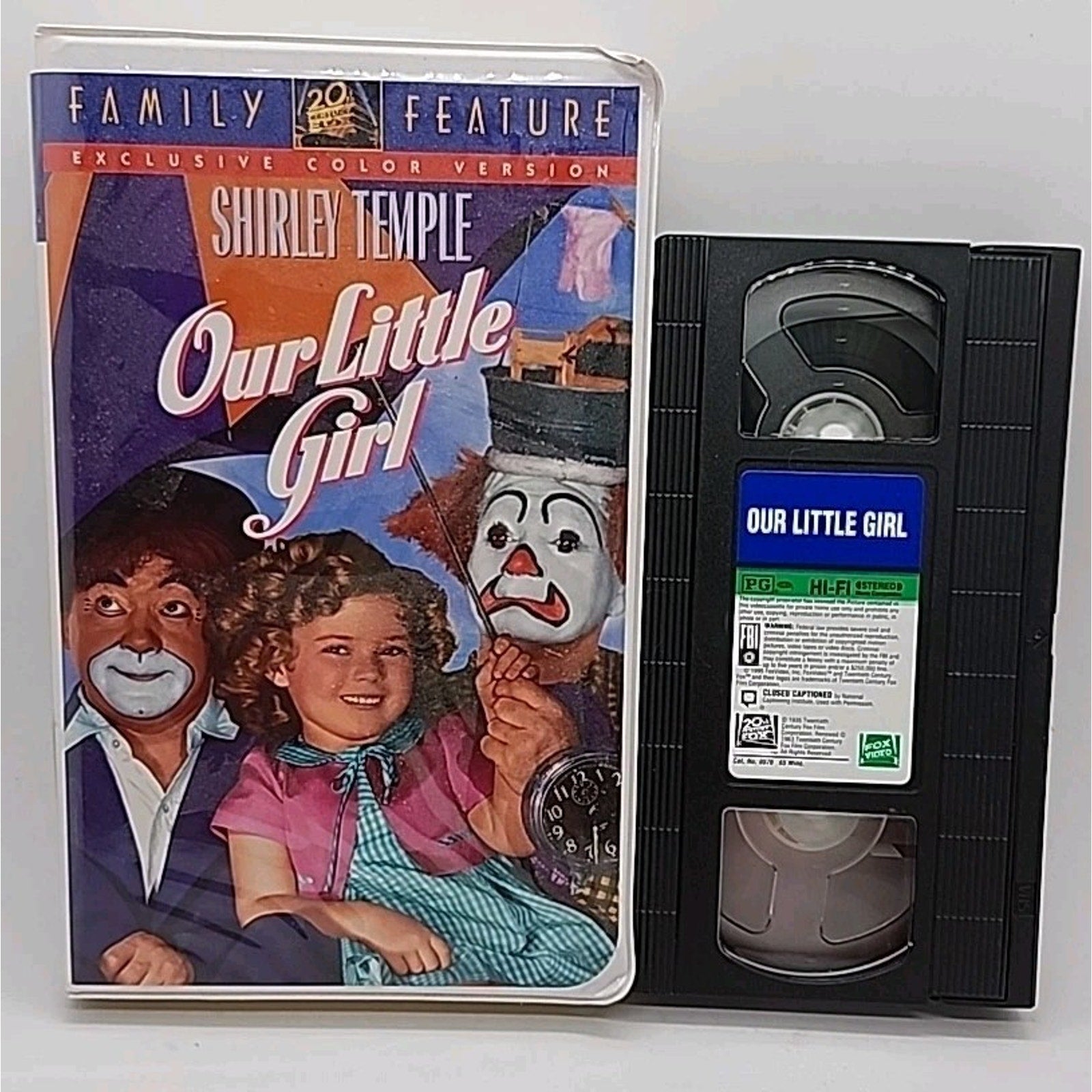 Our Little Girl (VHS, 1994, Colorized)