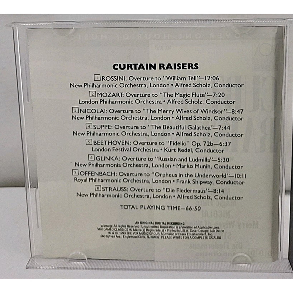 Curtain Raisers CD