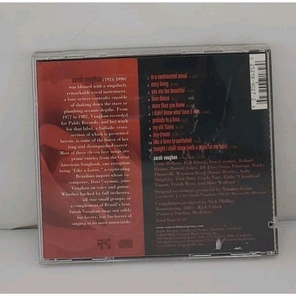 Sarah Vaughan Plays for Lovers by Sarah Vaughan (CD, 2006)