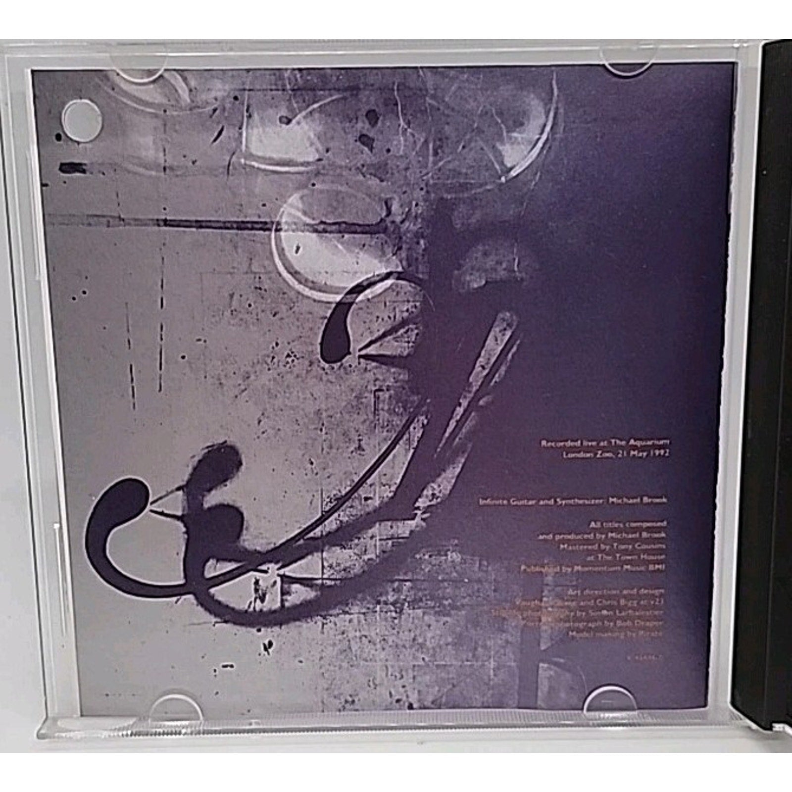 Live at the Aquarium: London Zoo 21 May 1992 by Michael Brook (CD, Oct-1993, 4AD