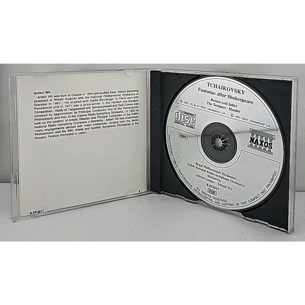 Fantasias after Shakespeare by Tchaikovsky / Leaper / Wit / Rpo (CD, 1995)