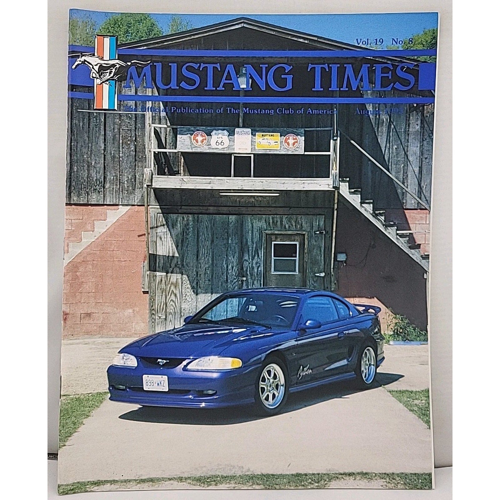 Mustang Times Magazine - August 1995 - Vol. 19 No. 8