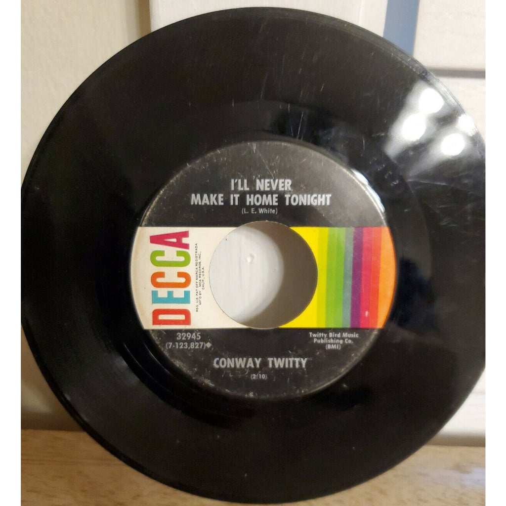 Conway Twitty - (Lost Her Love) On Our Last Date / I'll Never Make It Home...