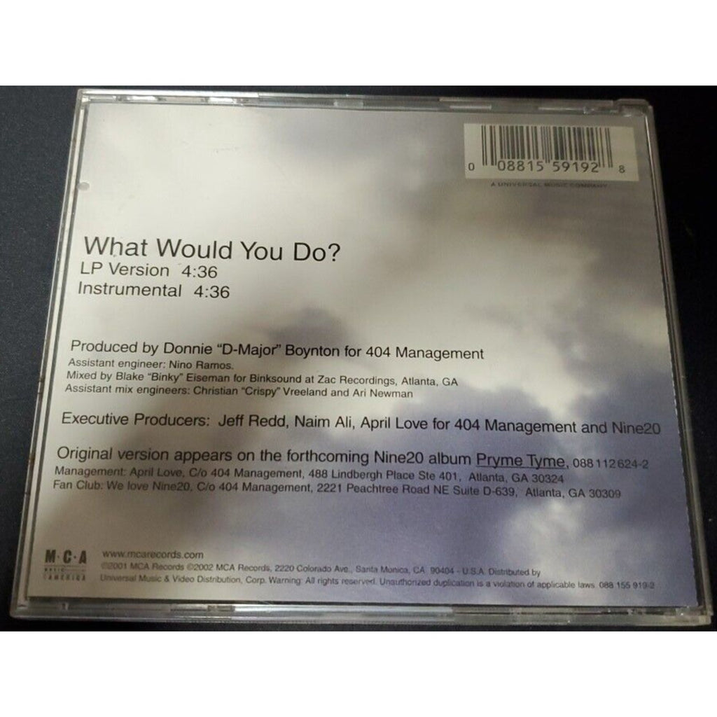 Nine 20 - What Would You Do? (CD)
