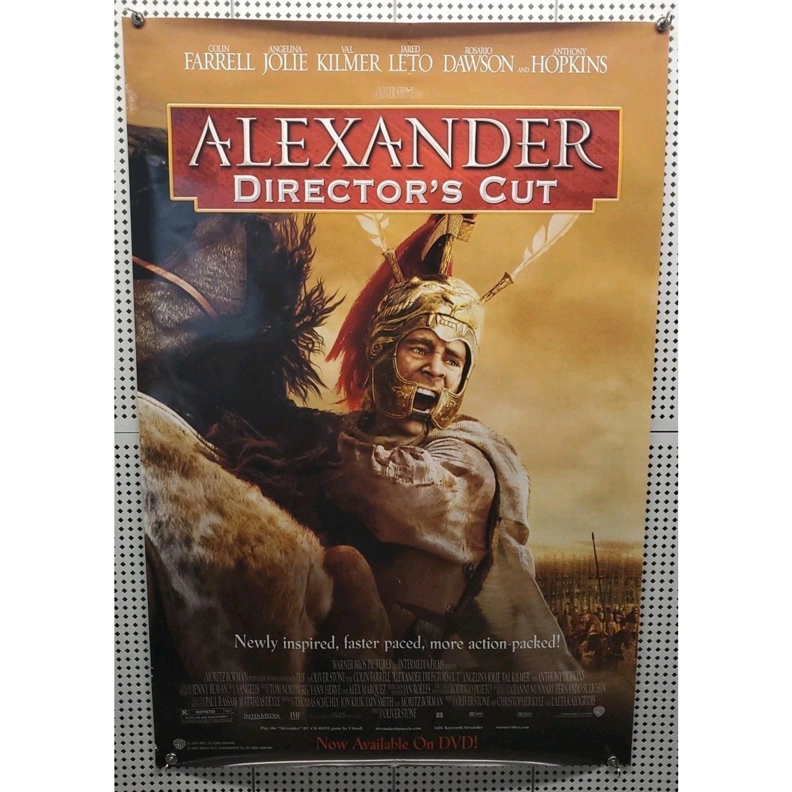 Alexander The Great Movie Poster Colin Ferrell Directors Cut 27”x40”