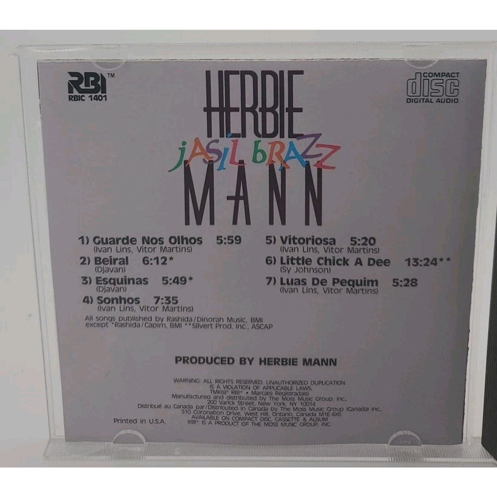 Herbie Mann Jasil Brazz CD