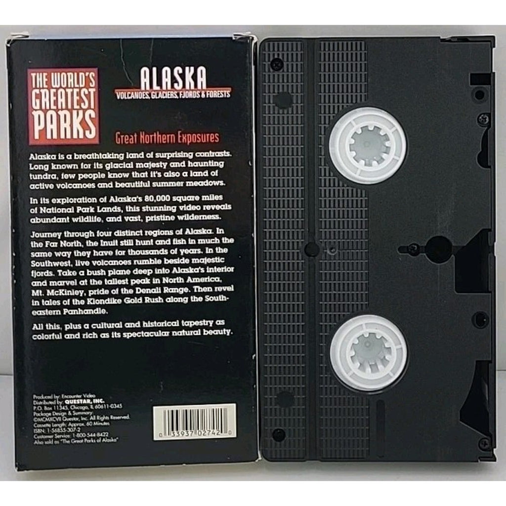 The World's Greatest Parks Alaska VHS VOLCANOS, GALCIERS, FJORDS & FORESTS