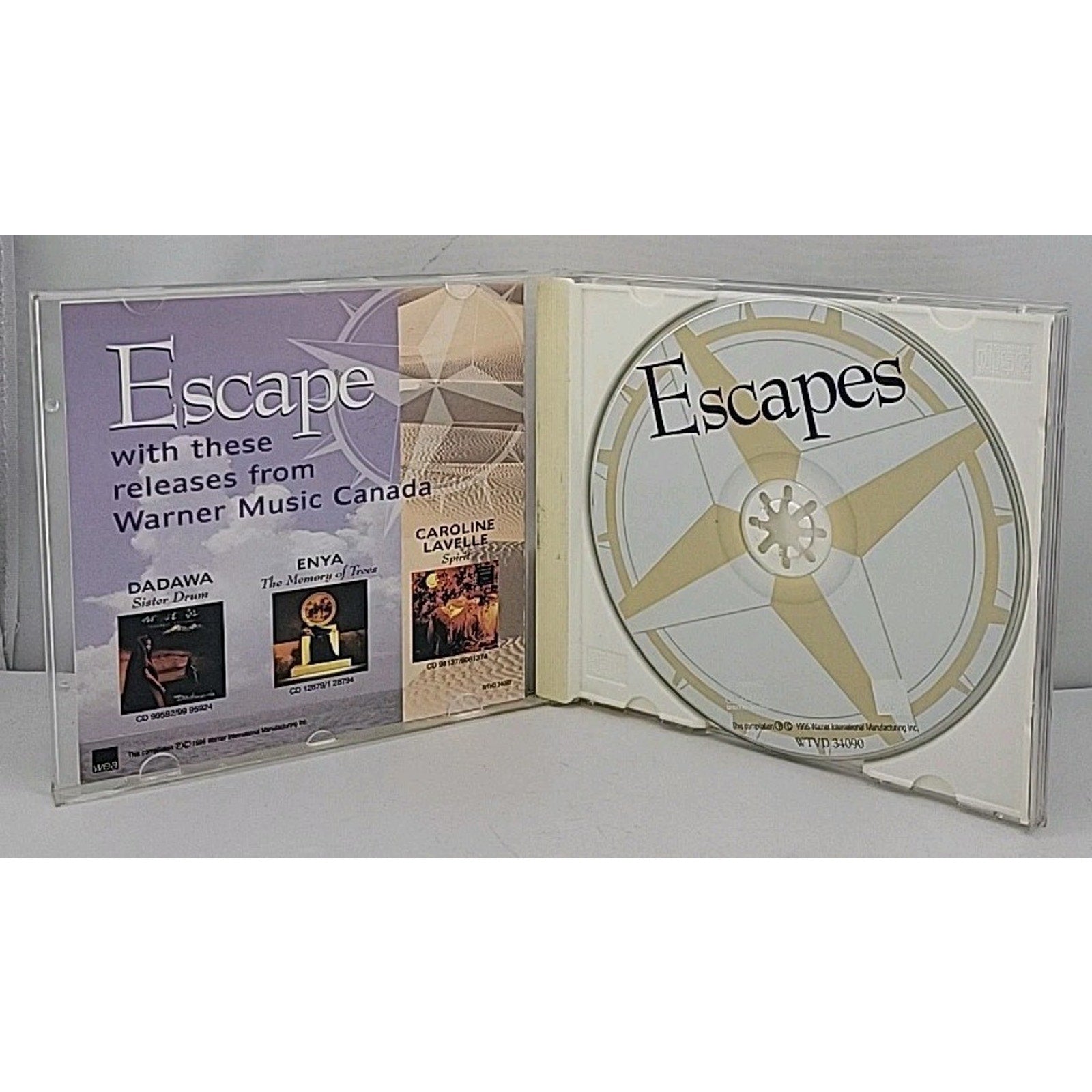 Escapes by Various Artists (CD, 1996, WEA (Distributor))