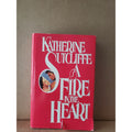 A Fire in the Heart by Katherine Sutcliffe (1990, Hardcover)