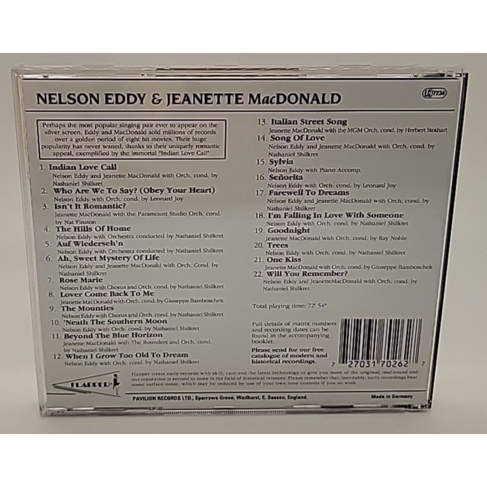 Ah! Sweet Mystery of Life by Jeanette Macdonald (CD, 1993)