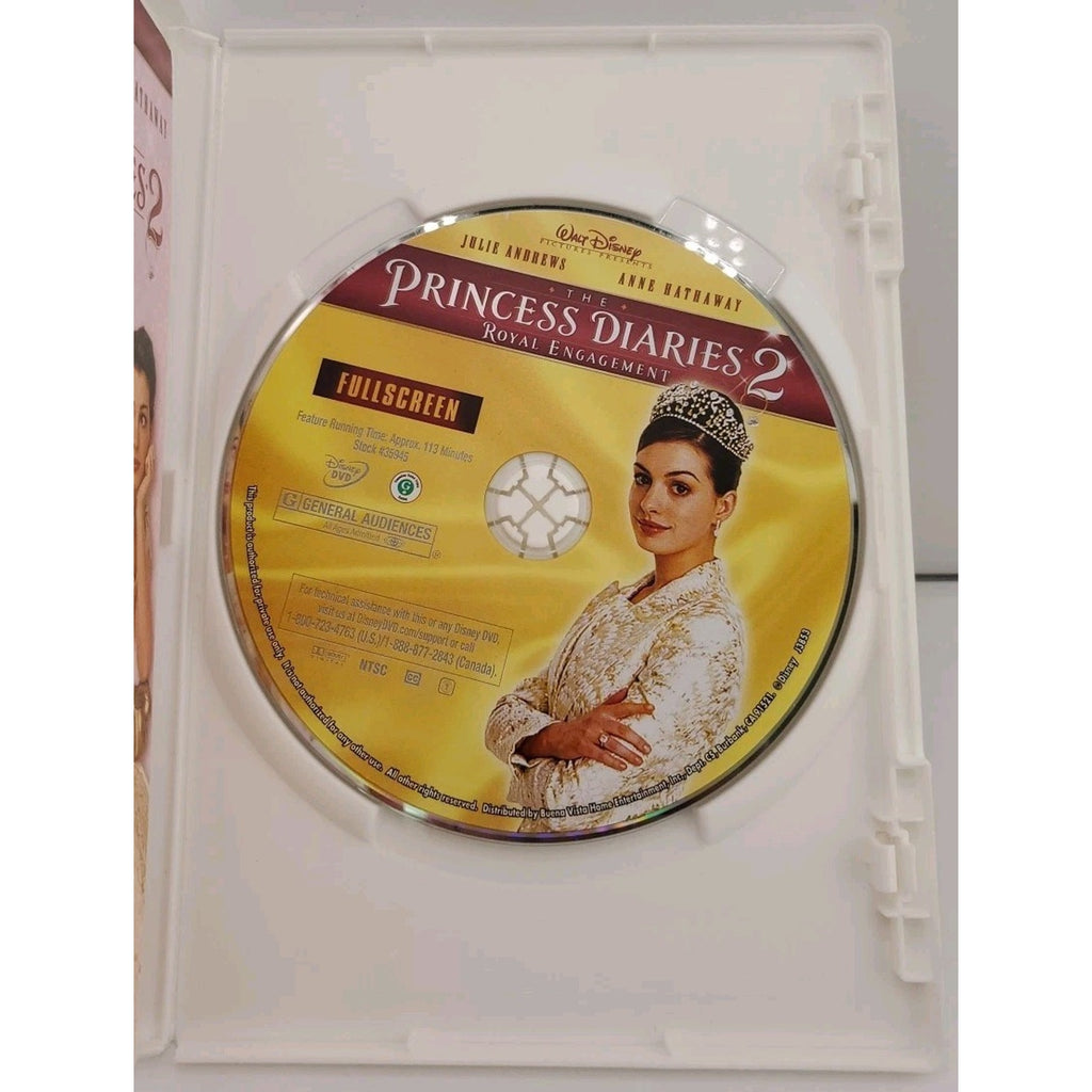 The Princess Diaries 2: Royal Engagement (DVD, 2004)