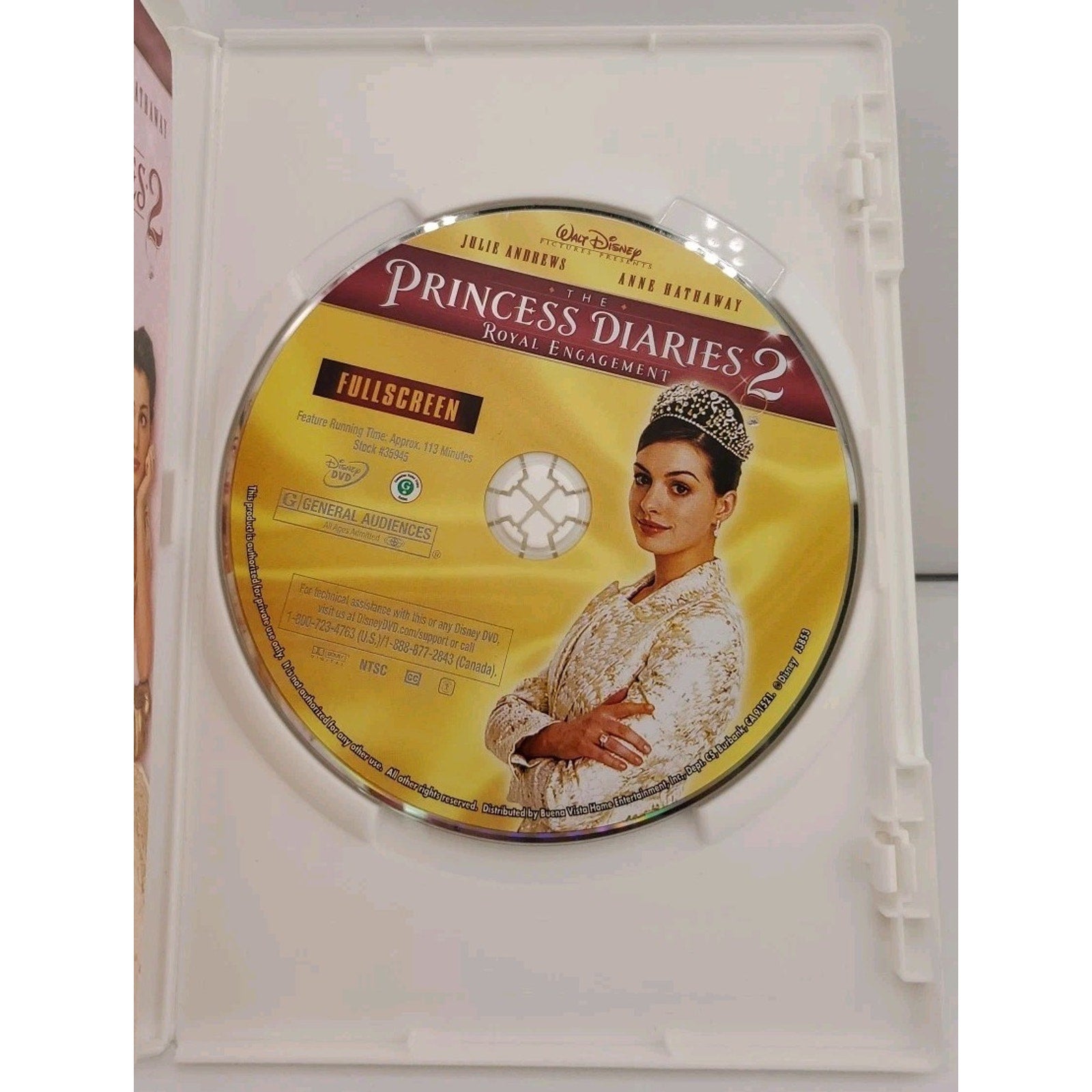 The Princess Diaries 2: Royal Engagement (DVD, 2004)