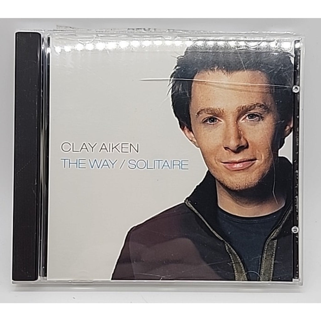 The Way/Solitaire [Single] by Clay Aiken (CD, Mar-2004, RCA)