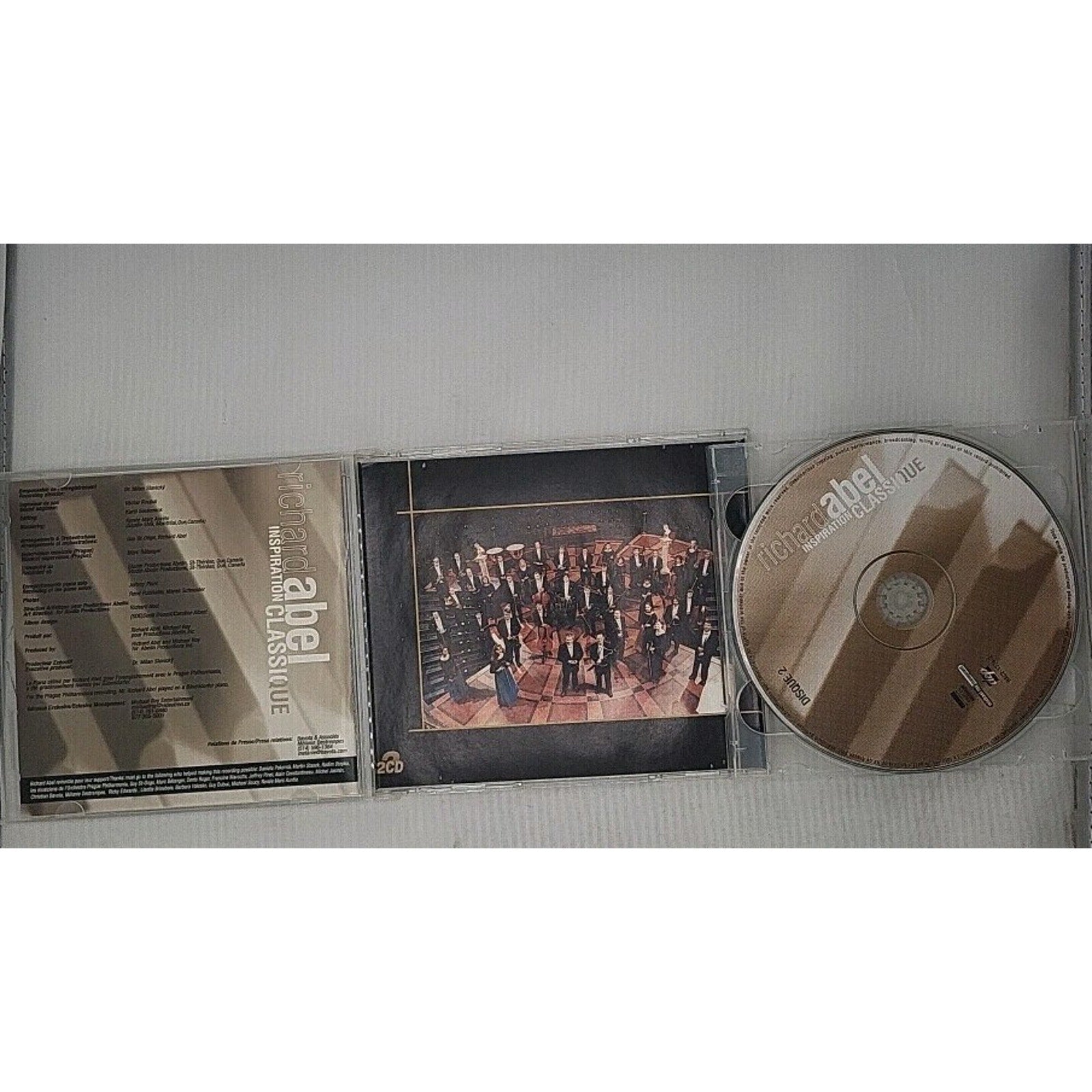 Richard Abel Inspiration Classique 2 CD Album with Prague Philharmonia Signed