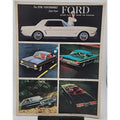 1964 Ford Automobile Dealers Advertising Brochure with Mustang