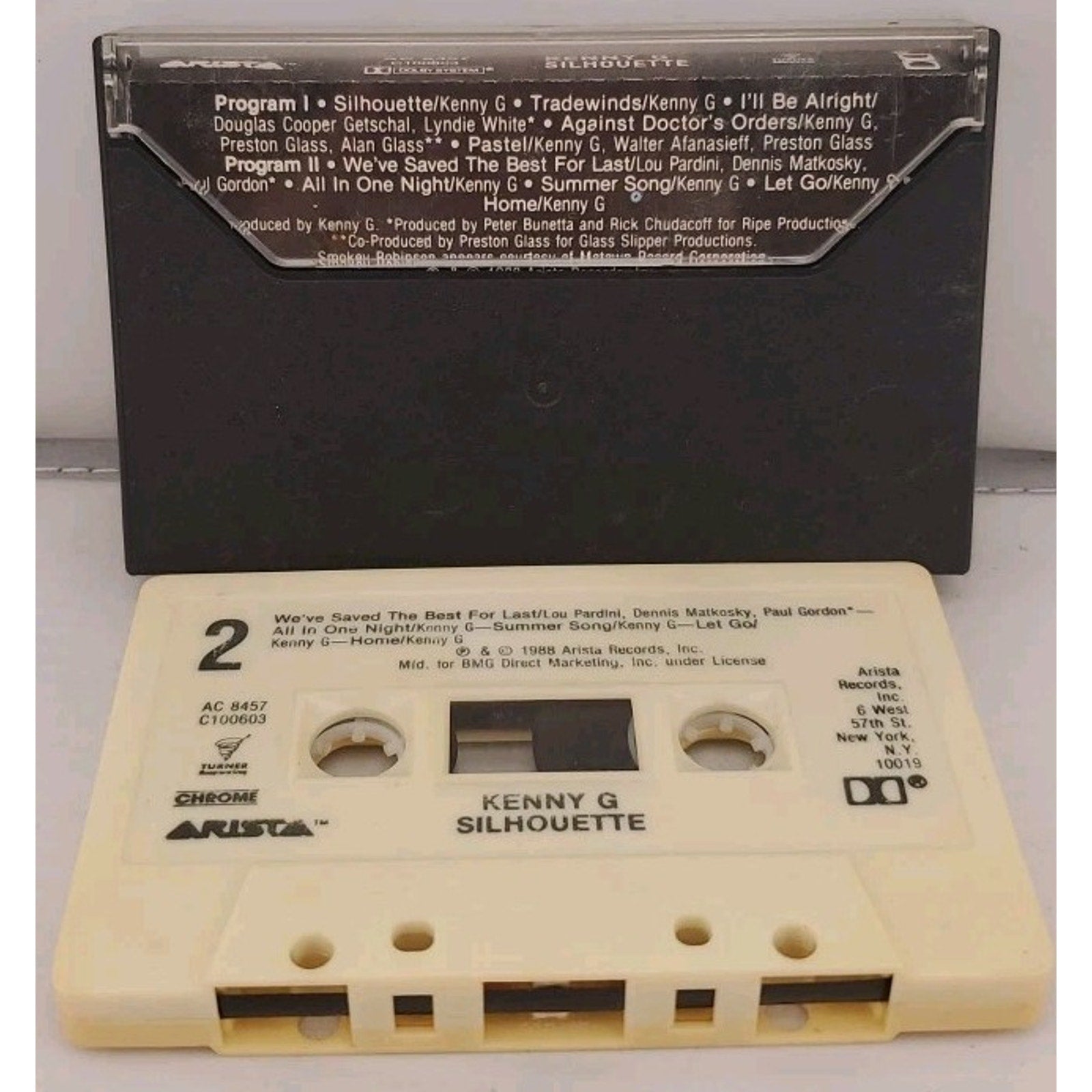 Silhouette by Kenny G (Cassette, 1990)