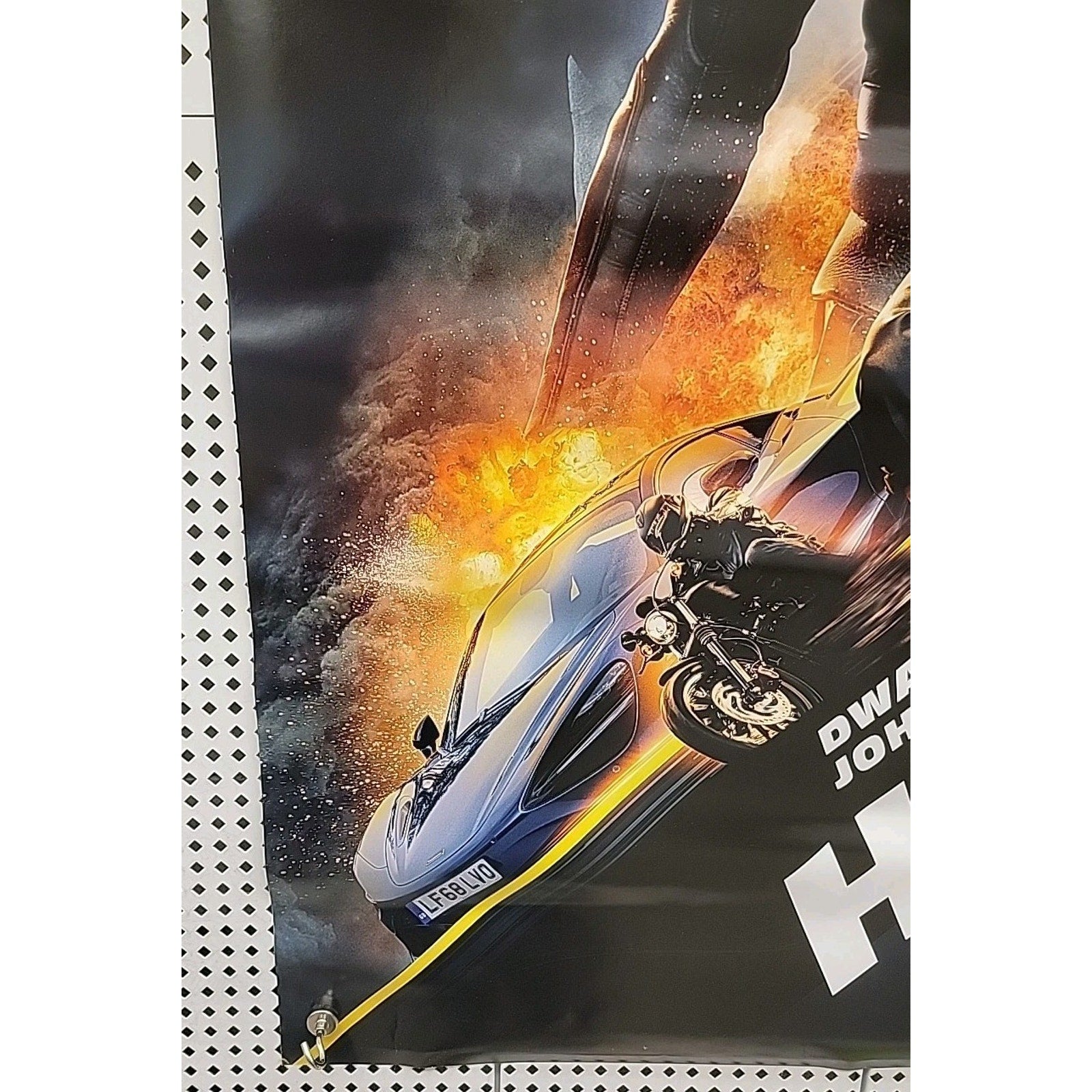 Hobbs & Shaw Movie Poster 27x40 D/S Dwayne Johnson Jason Statham Idris Elba