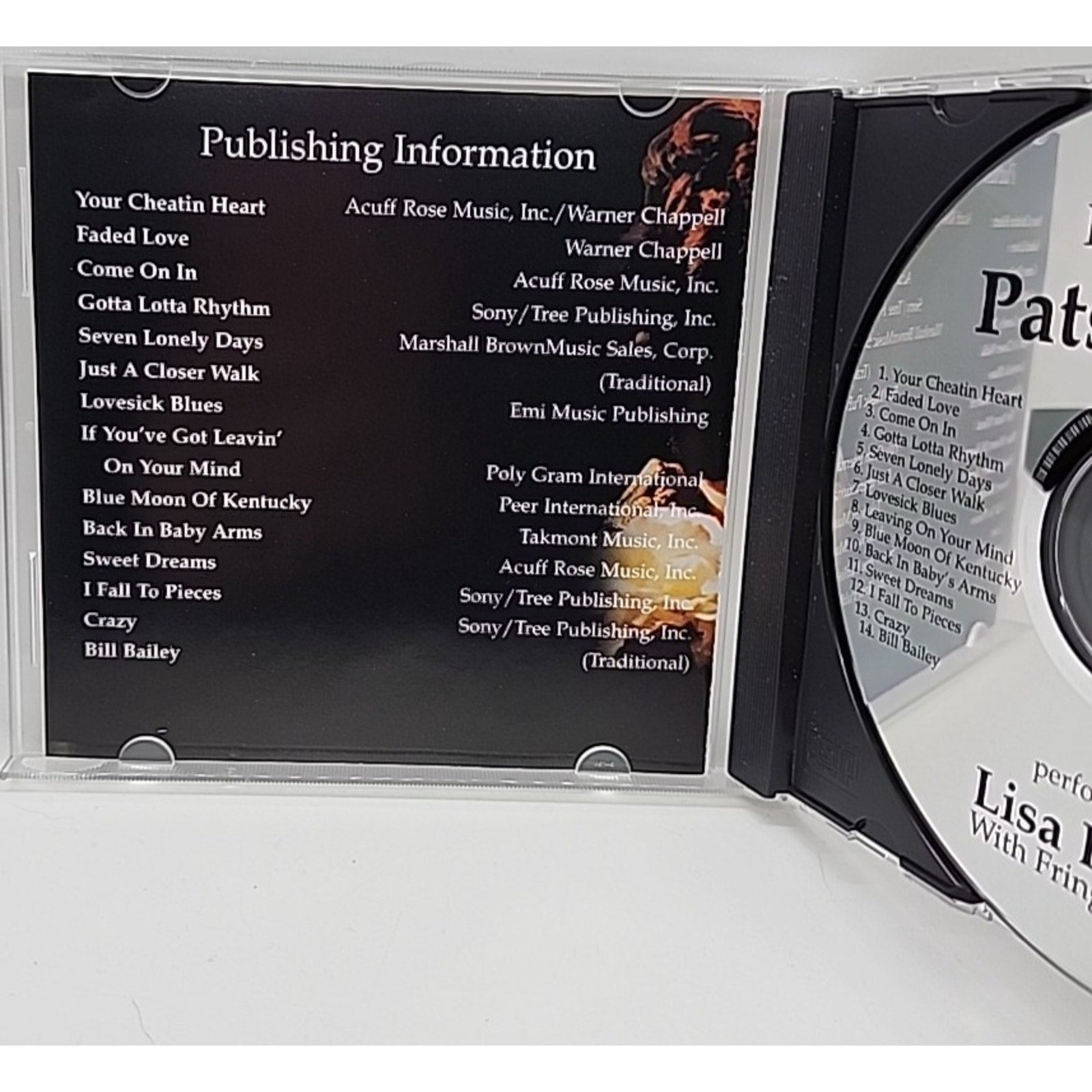 The Music of Patsy Cline by Lisa Dames (CD, Aug-2003, haztwo productions)