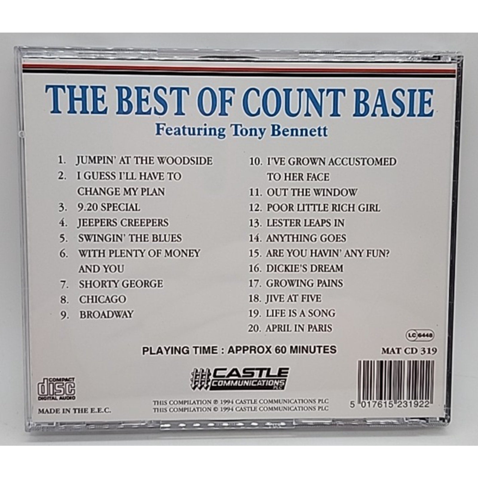 Jumpin At The Woodside The Best Of Count Basie Featuring Tony Bennett (CD)