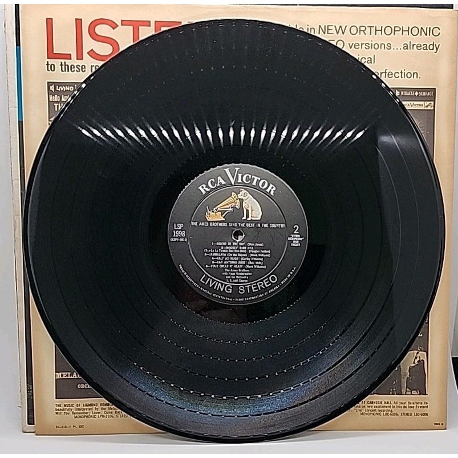 The Ames Brothers Sing The Best In The Country (Record)