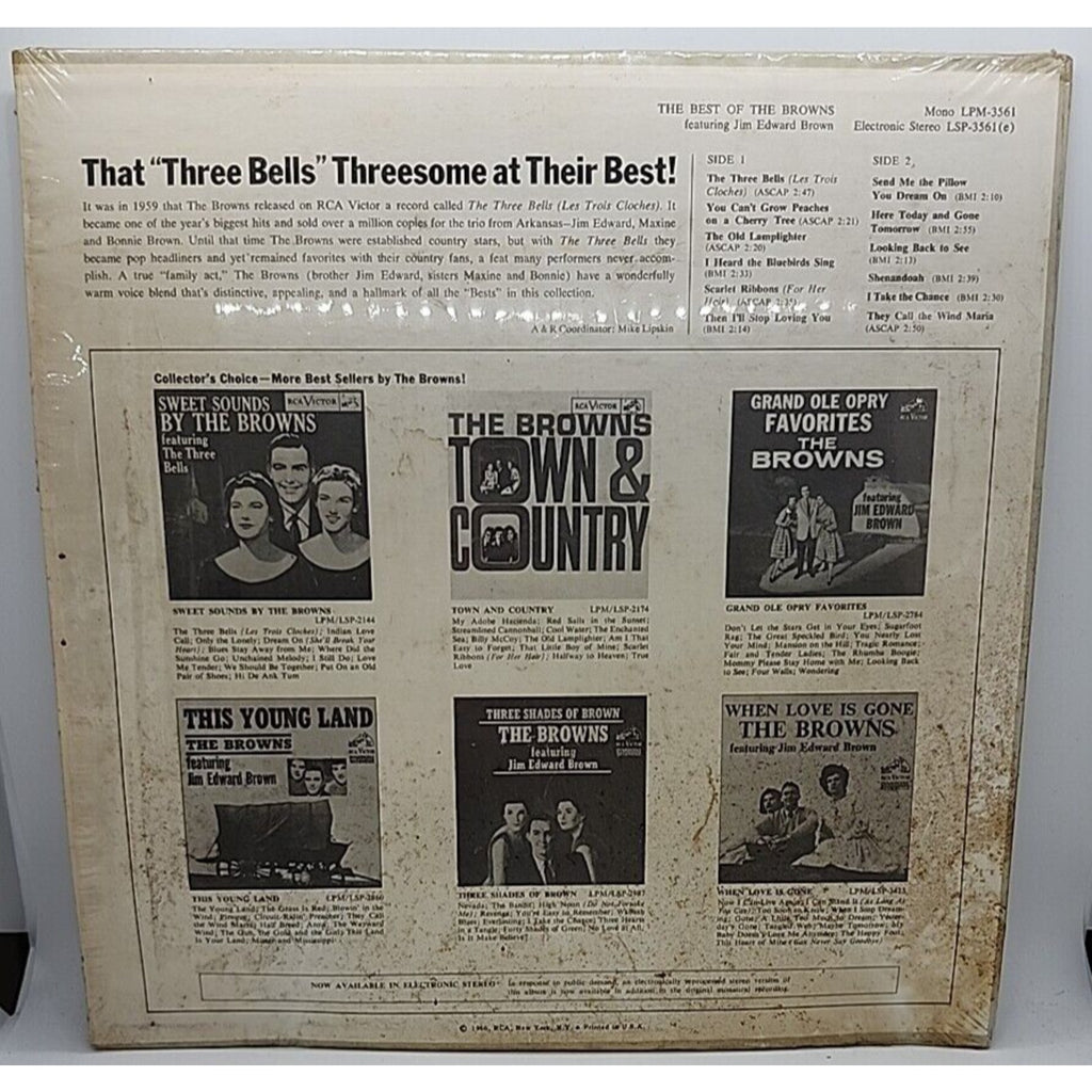 The Browns The Best Of The Browns (Record)