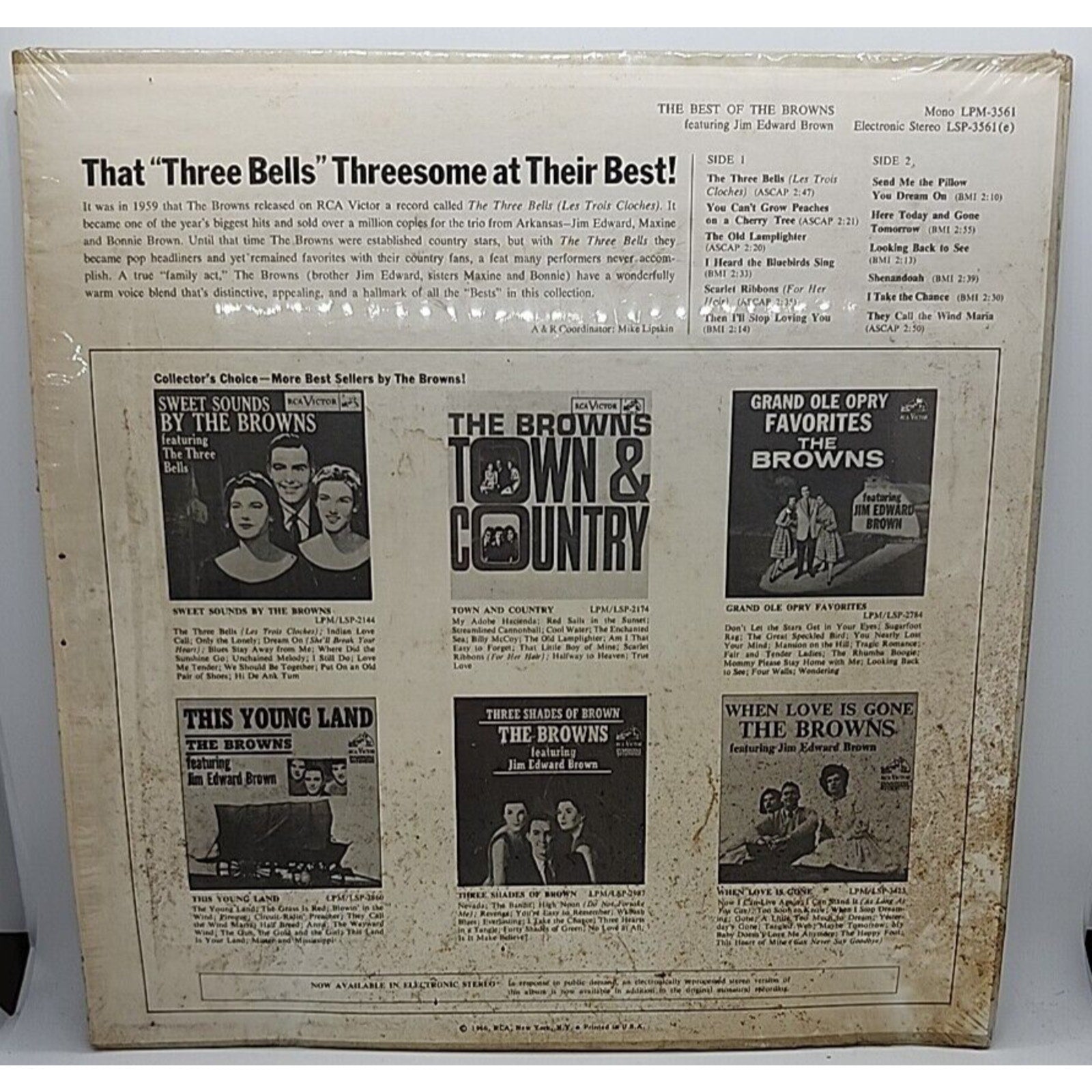 The Browns The Best Of The Browns (Record)