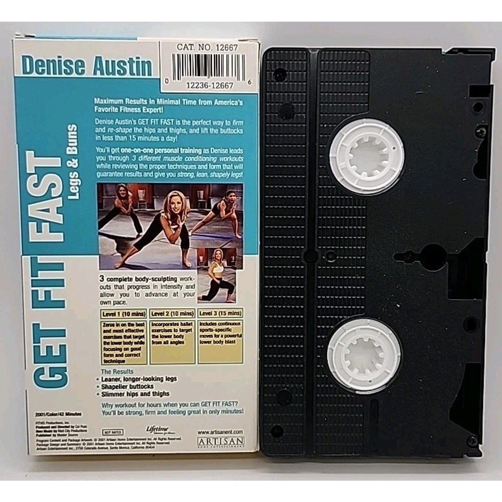 Get FIT Fast-Legs & Buns (VHS, 2002)