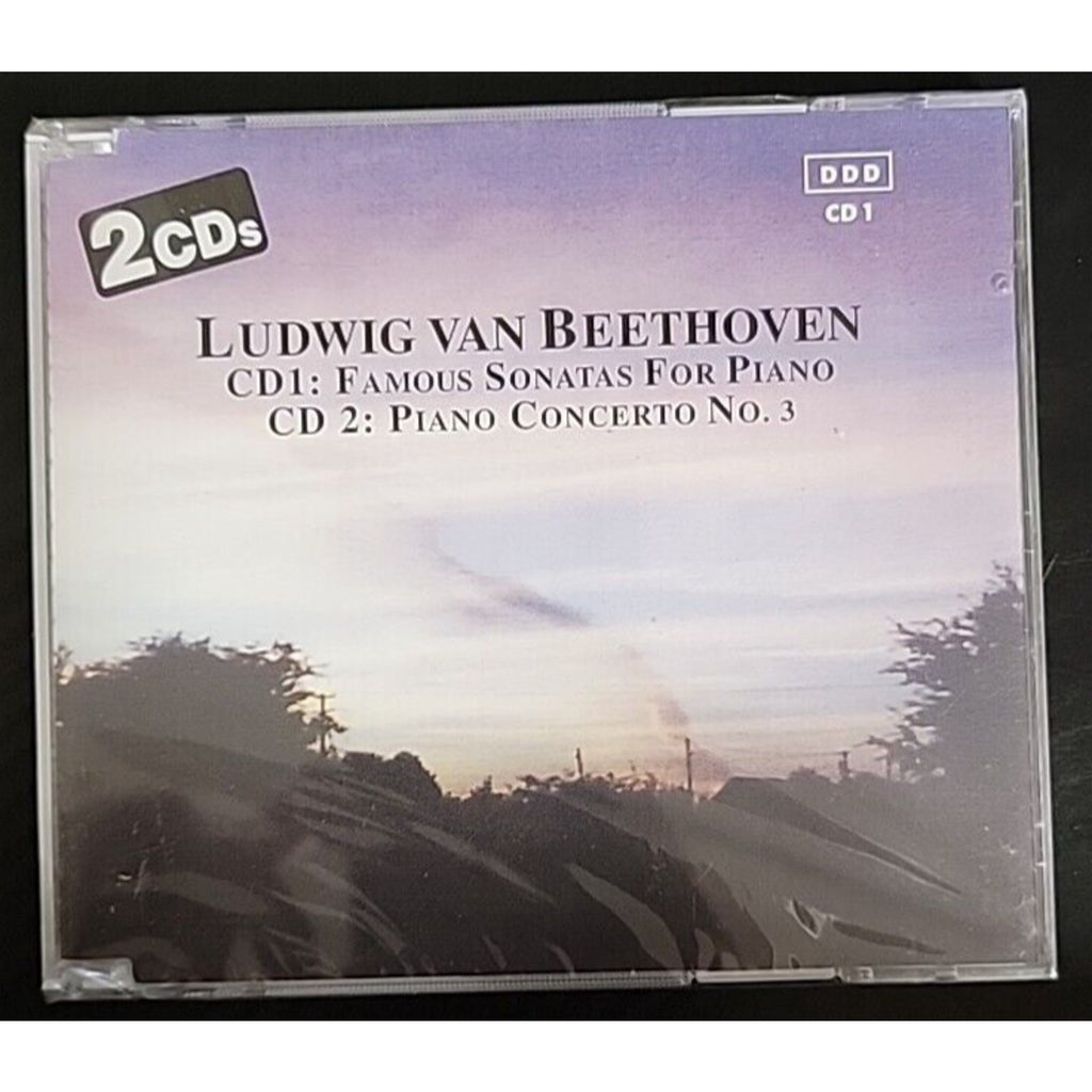 Beethoven Famous Sonatas For Piano And Concerto No 3 Pilz Germany 2 CD *Brand Ne