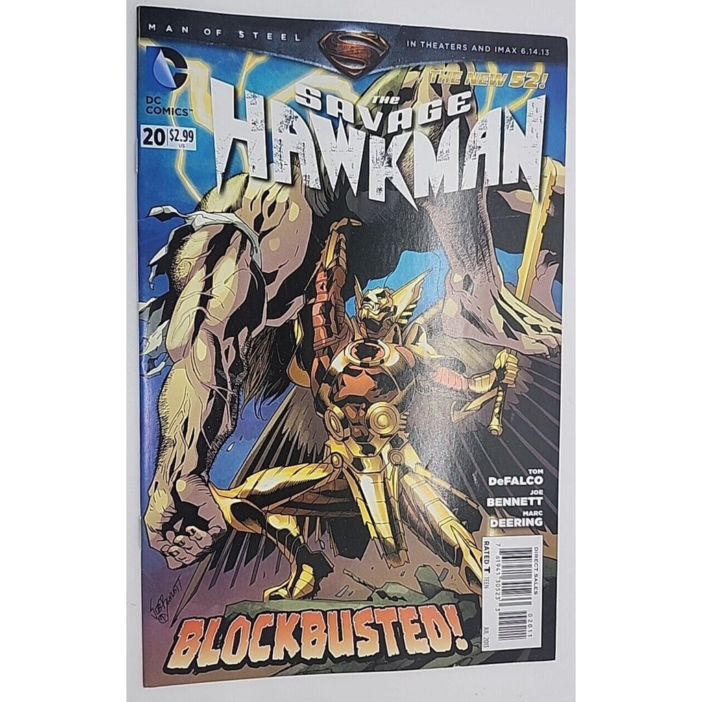 The Savage Hawkmam Dc Comics 20 Blockbusted