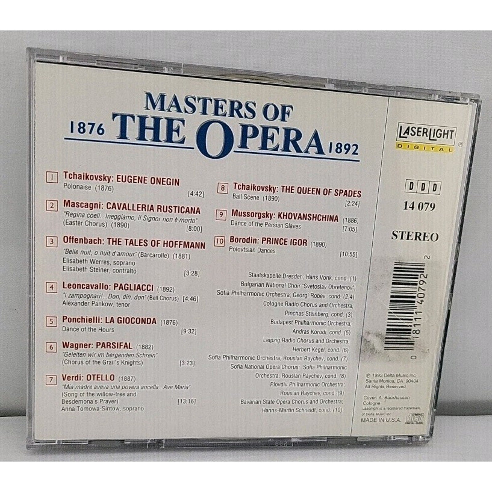 Masters of the Opera, Vol. 9: 1876-1892 (CD, Jul-1993