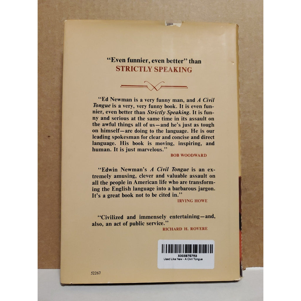 Edwin Newman A Civil Tongue