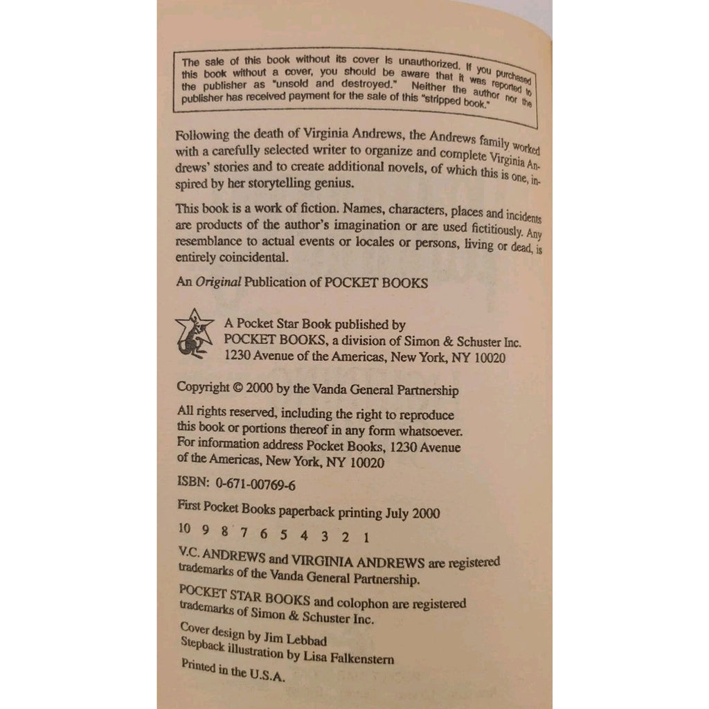 Lightning Strikes by V. C. Andrews (2000, Mass Market)