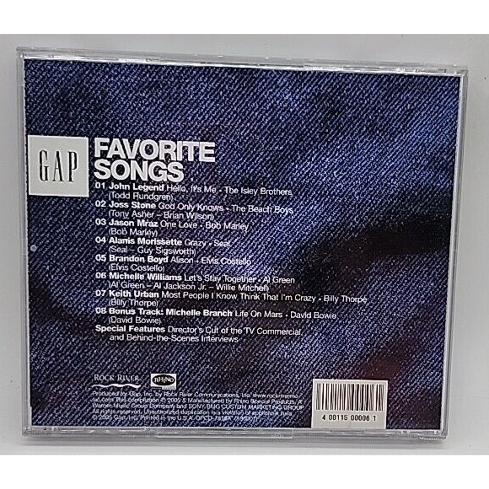 Favorite Songs (Gap Sampler) Audio CD - Various Artists
