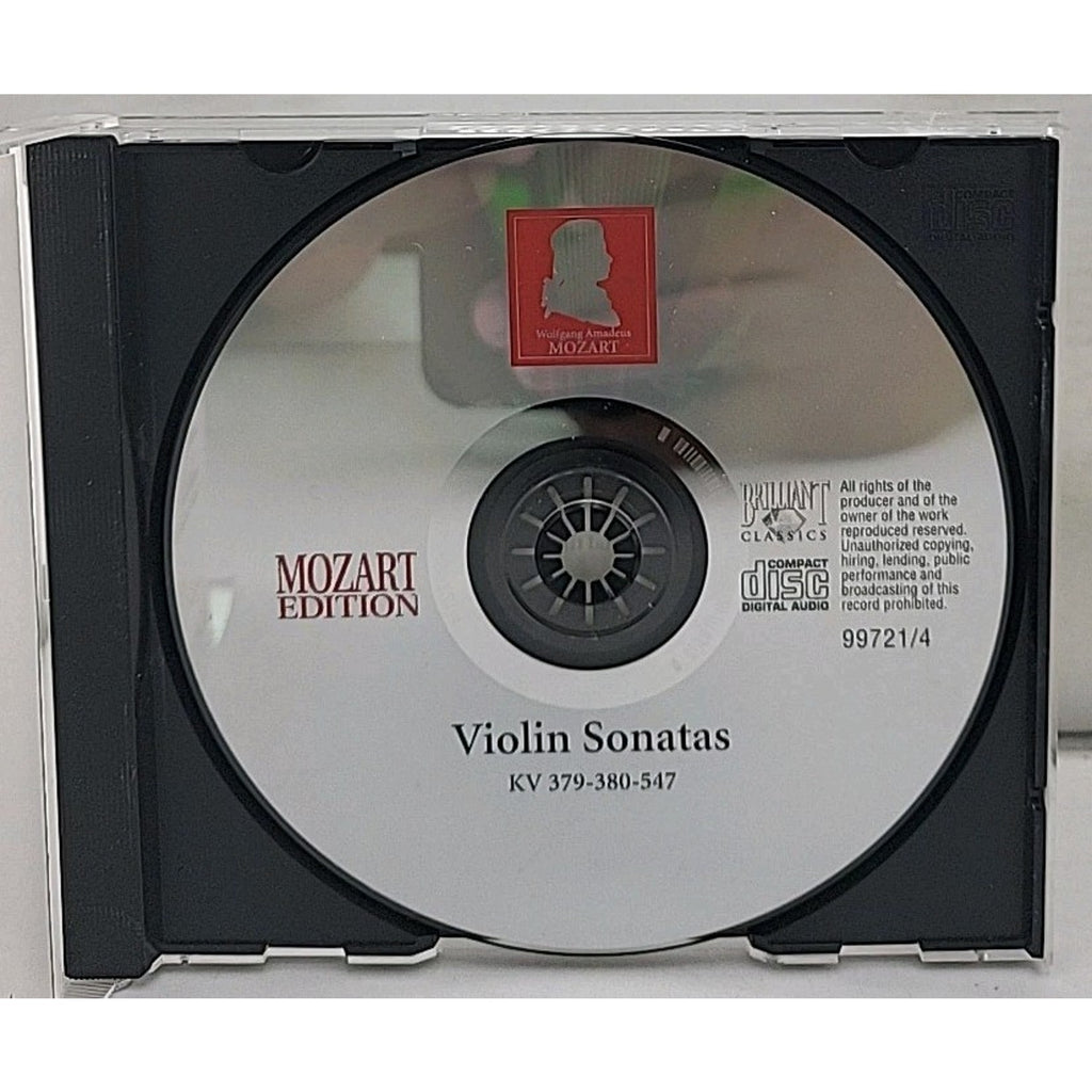CD Mozart Violin Sonatas KV 379-380-547 Wolfgang Amadeus 1989 DDD