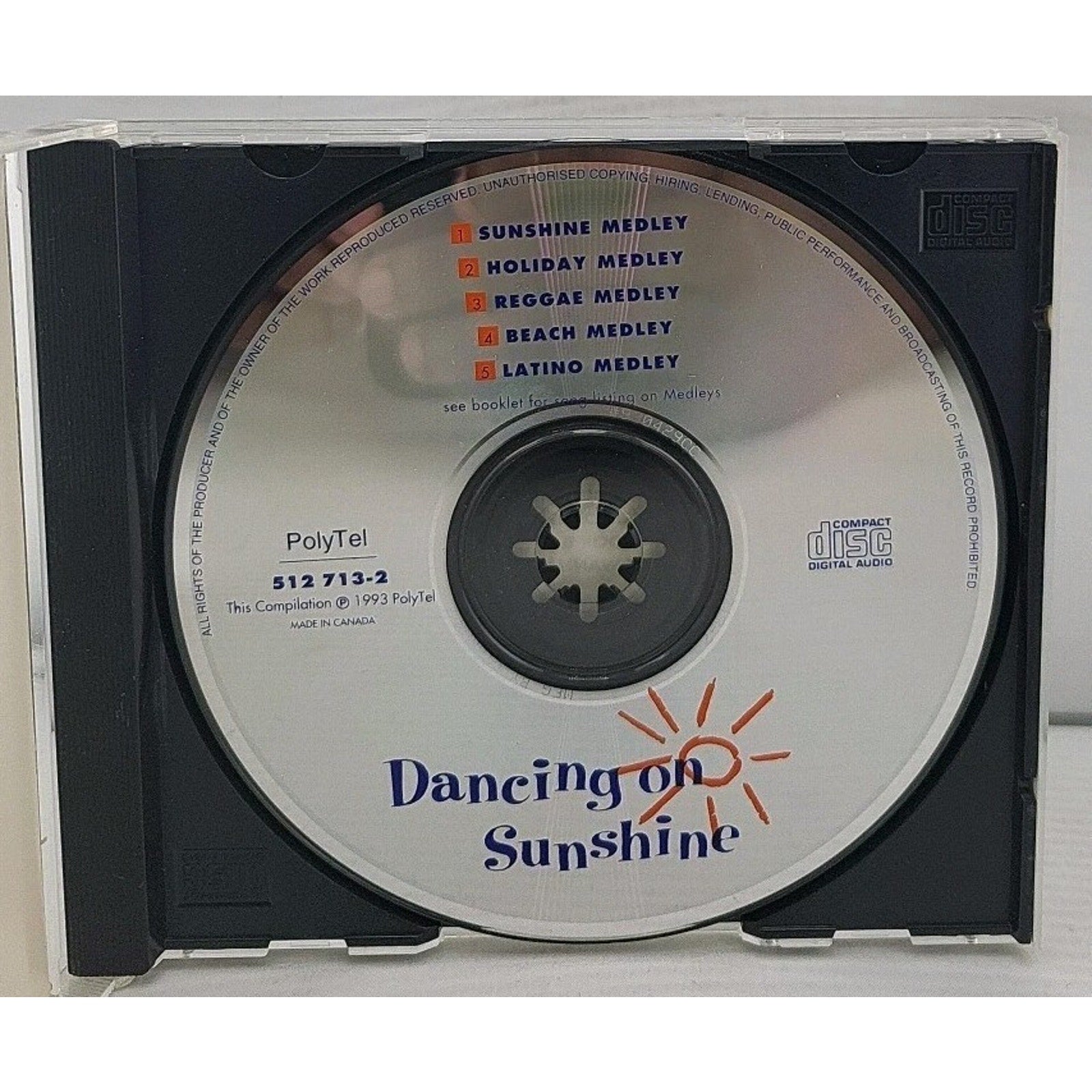 Dancing on Sunshine 40 Non Stop Songs of Summer Music CD