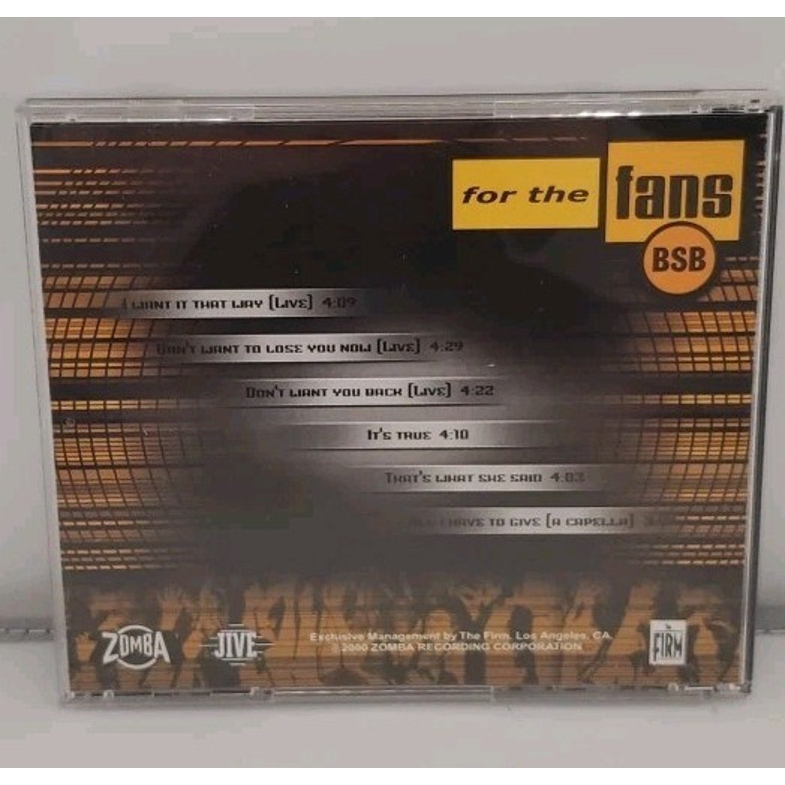 Backstreet Boys For the Fans (CD)