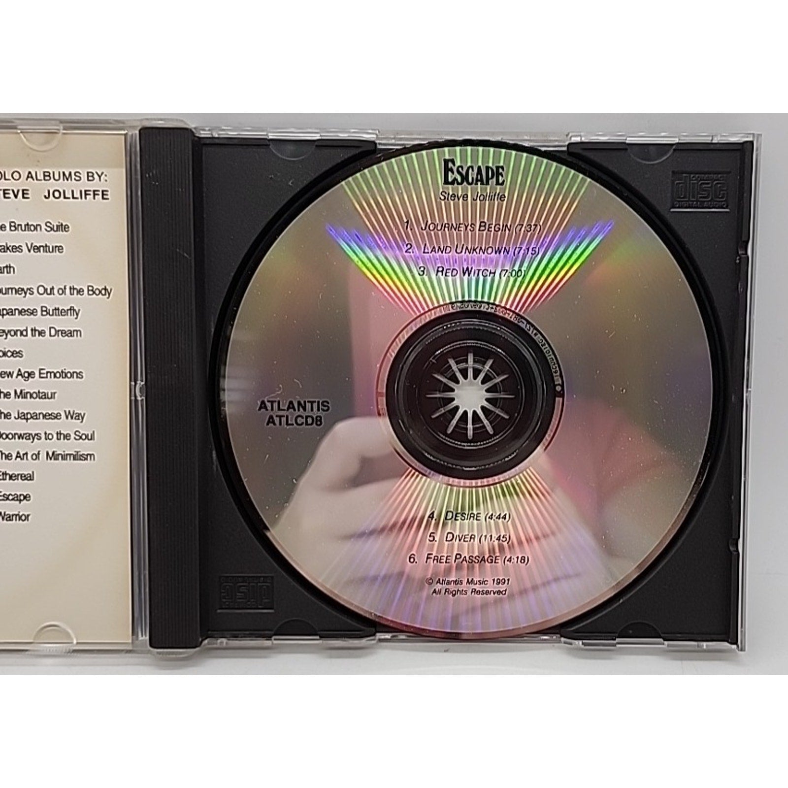 Escape by Steve Jolliffe (CD, 1999)