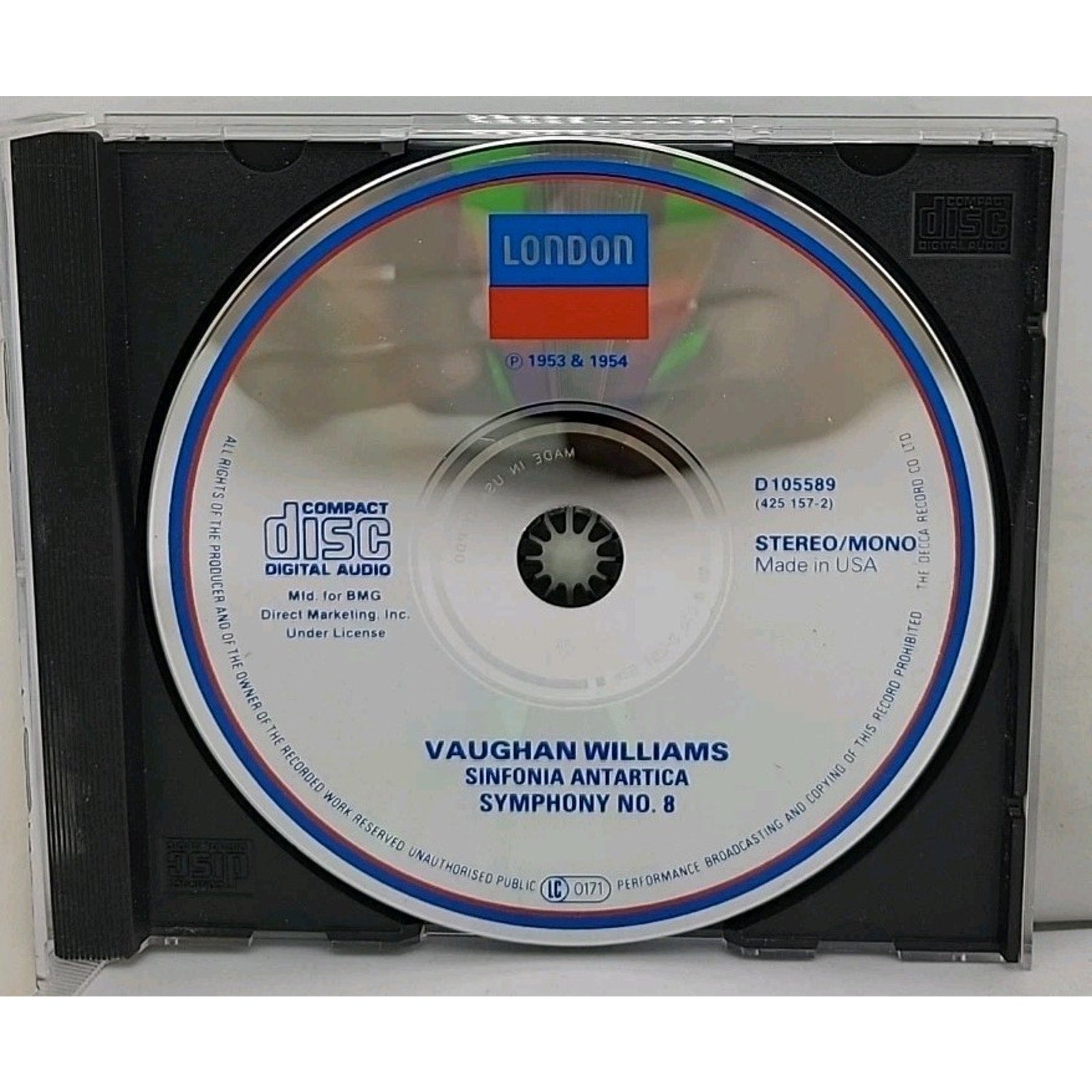 Vaughan Williams: Symphony No. 8 - CD