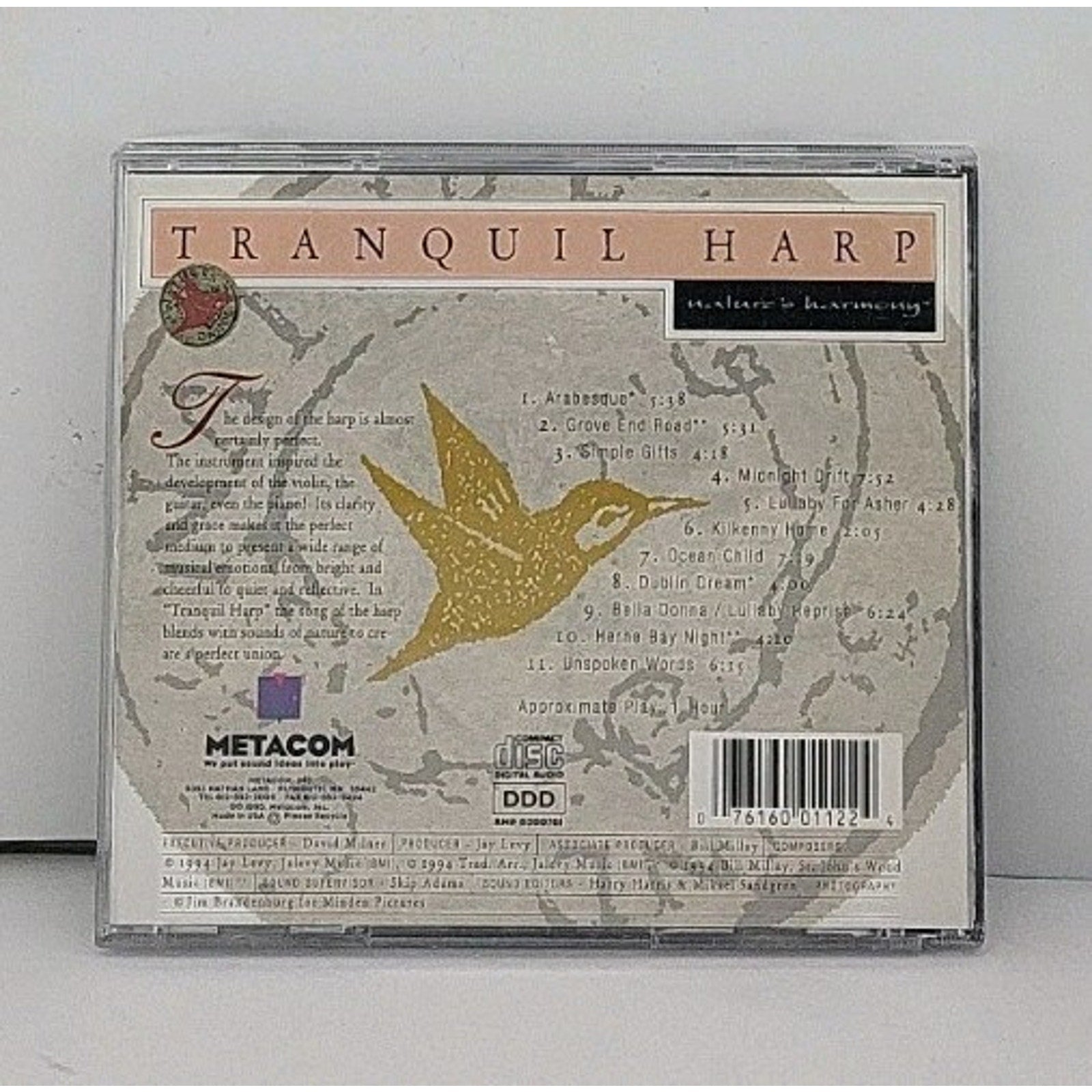 Tranquil Harp: A Magical Blend Of Music And The Sounds Of Nature (CD, 1994)