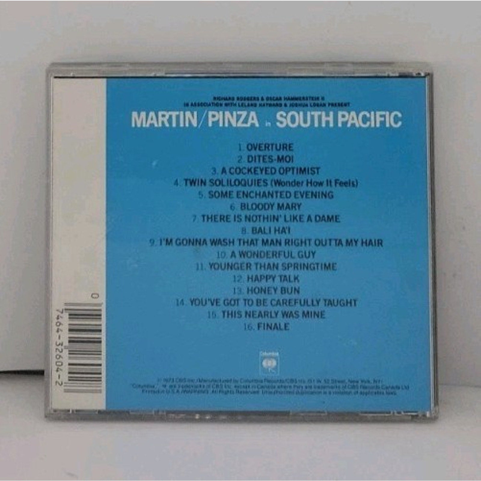 South Pacific - Original Broadway Cast (CD)