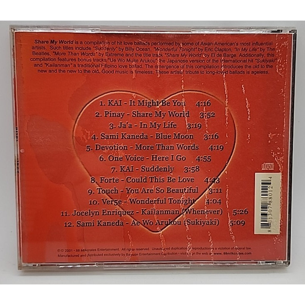 Share My World by A-Nation (CD, Mar-2001, 88 MilkCrates Entertainment)