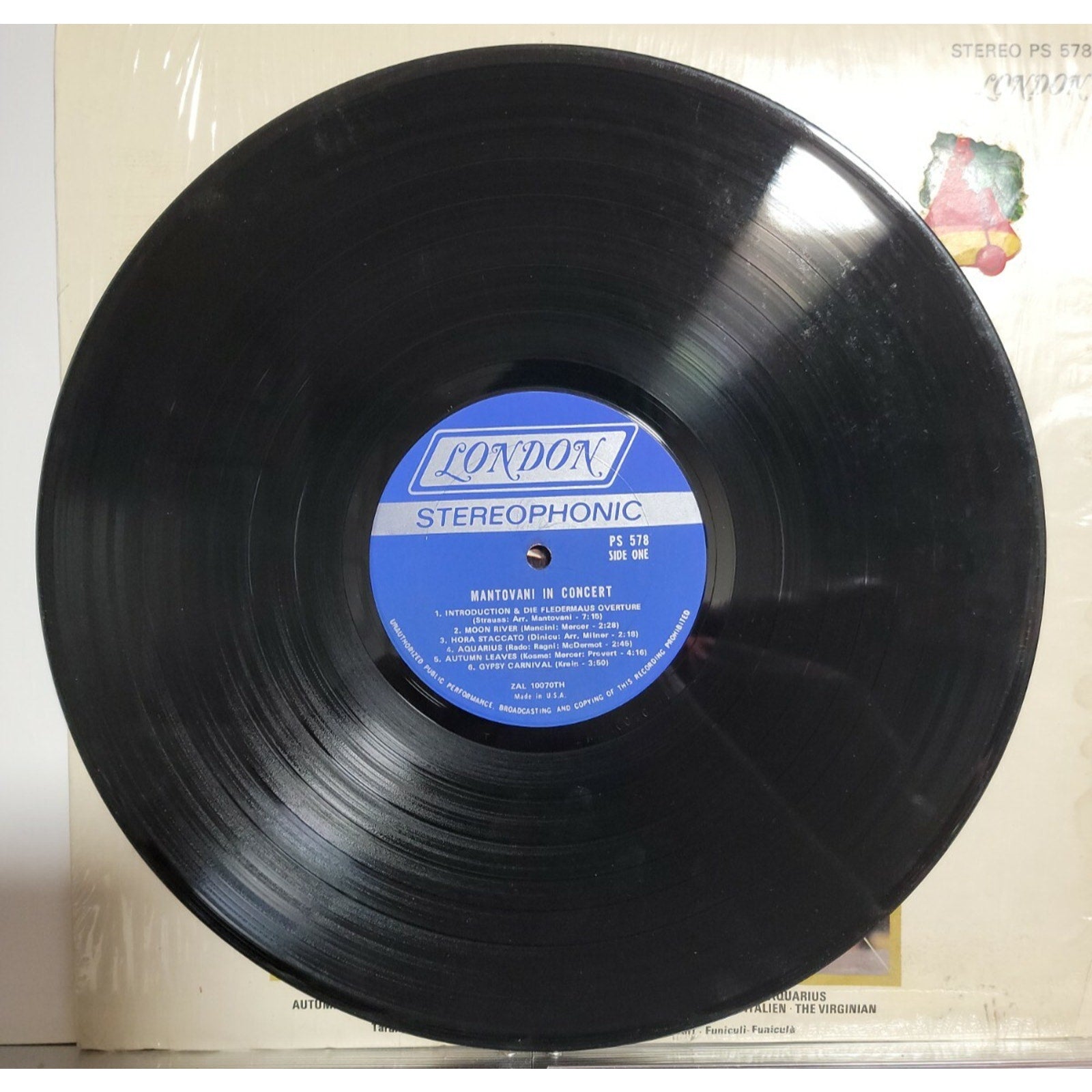 Mantovani And His Orchestra – Mantovani In Concert (Vinyl)