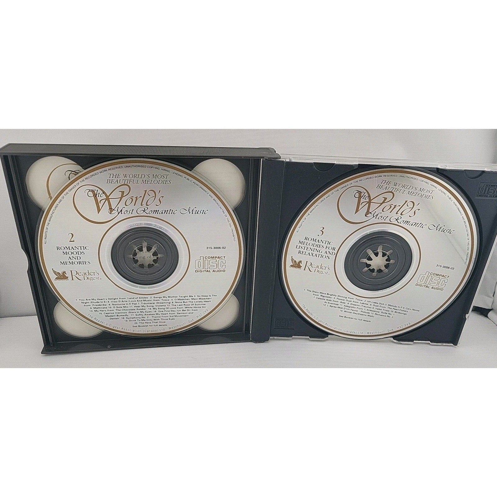 Reader's Digest - The World's Most Romantic Music 3 CD