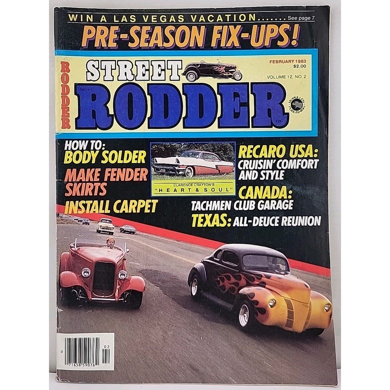 Street Rodder Magazine February 1983 Volume 12 No. 2