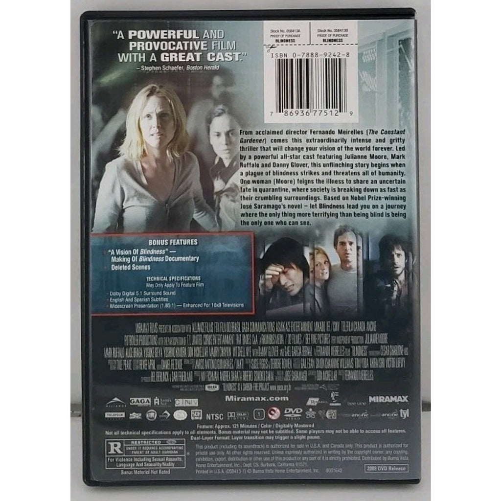 Blindness (DVD, 2008)