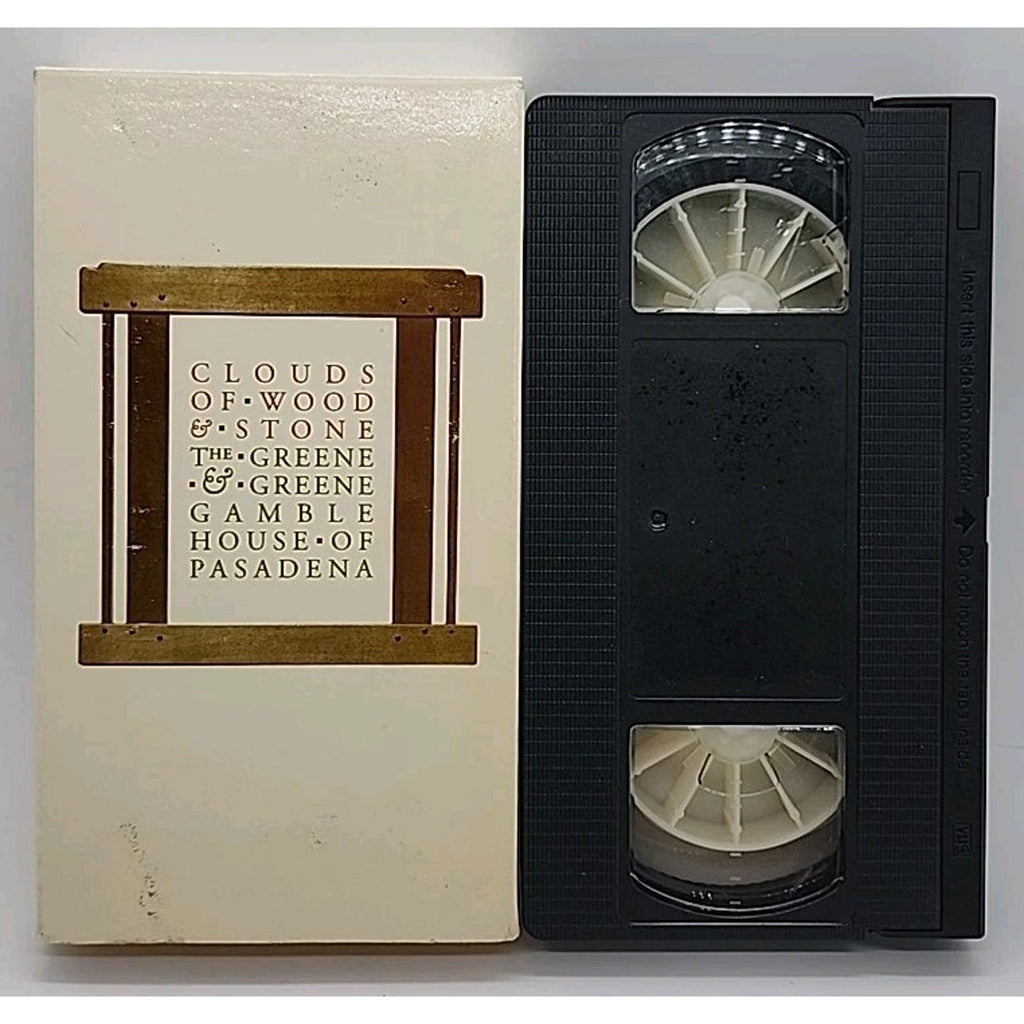 Clouds Of Wood & Stone Green Gamble House of Pasadena (VHS)