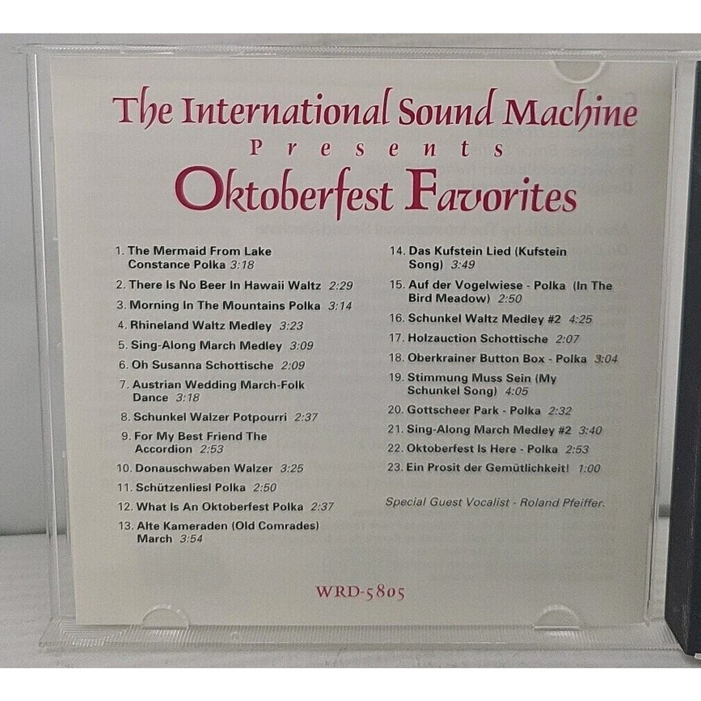 The International Sound Machine Presents Oktoberfest Favorites CD