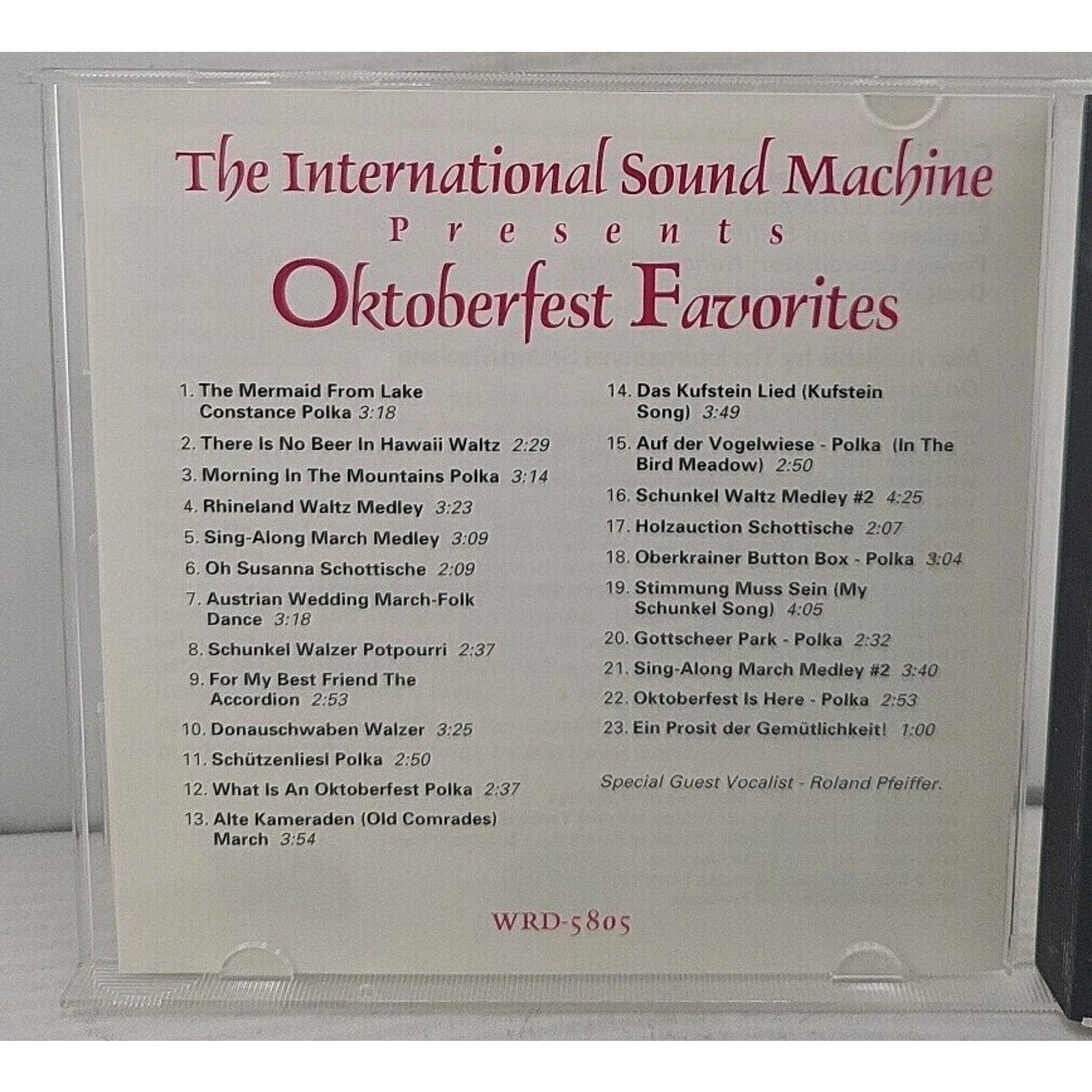 The International Sound Machine Presents Oktoberfest Favorites CD
