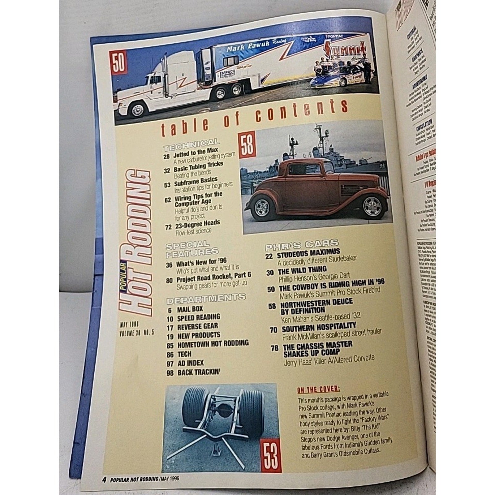 Popular Hot Rodding Magazine - May 1996 - Volume 36 No. 5